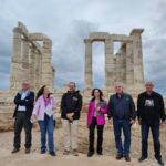 3η ημέρα αξιολόγησης Γεωπάρκου Λαυρεωτικής – Επίσκεψη αξιολογητών της UNΕSCO στα ιερά του Ποσειδώνος και της Αθηνάς στο Σούνιο